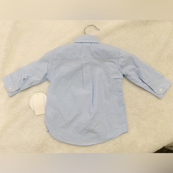 Gingham button-down shirt 9m - Picture 3 of 6